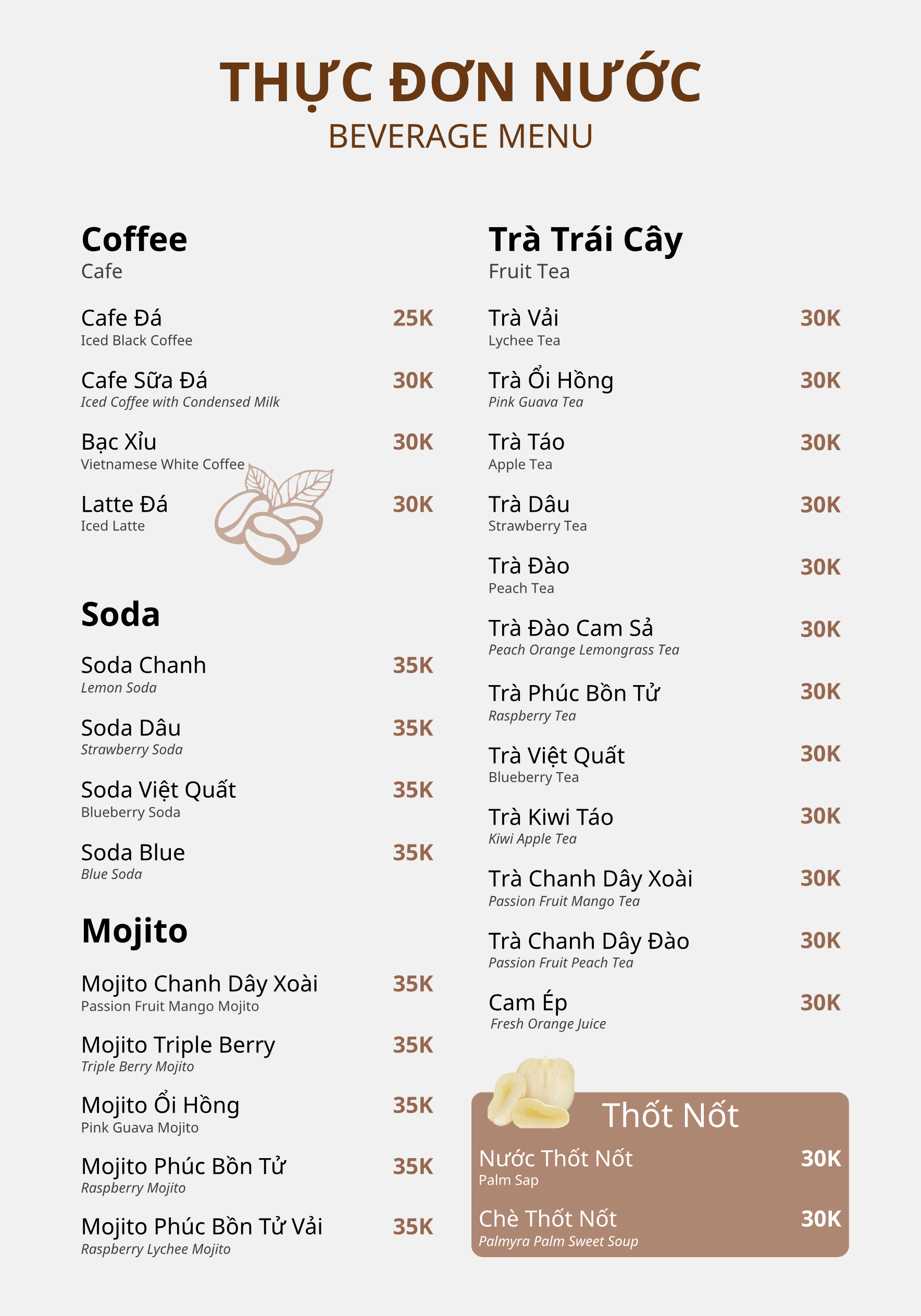 Menu trang 13